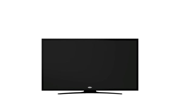 50 inch Slim Graphite HDTV prop