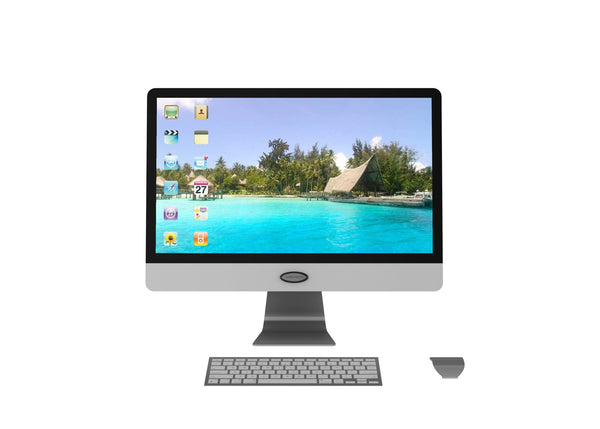 21 inch Slim Computer prop in Platinum