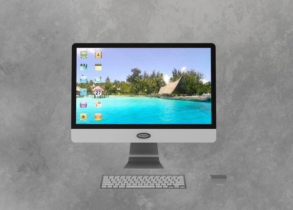 21 inch Slim Computer prop in Platinum