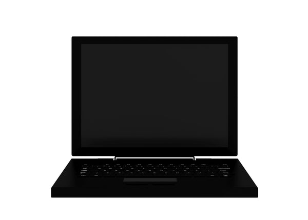 Notebook prop black with gray acrylic screen 3 sets per box