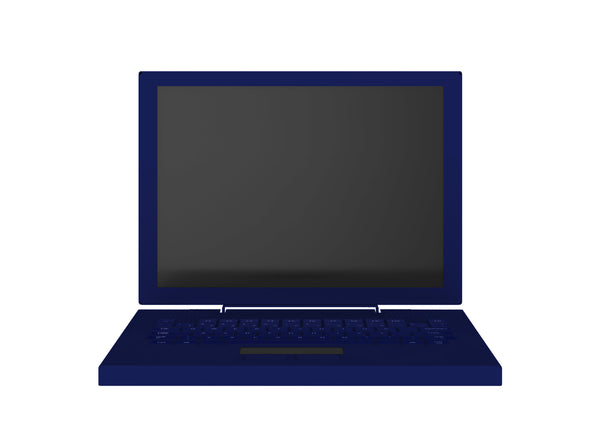 Notebook prop blue with black acrylic screen, 3 sets per box