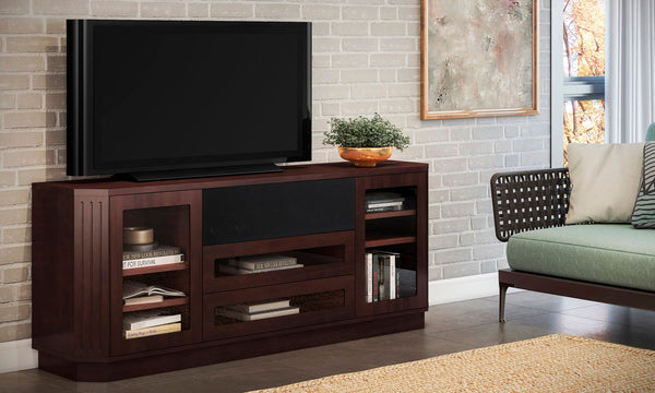 Turbo Elite 50 inch LCD TV prop with rounded sides in high gloss black
