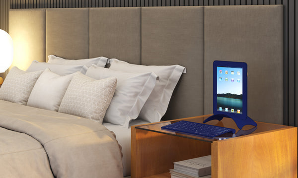 Blue Tablet prop with blue stand and keyboard, 3 sets per box