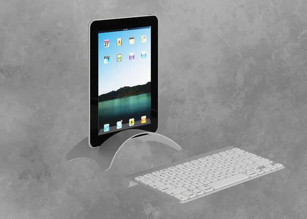 Black tablet prop with platinum stand and keyboard 3 sets per box
