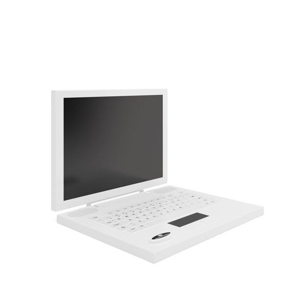 Notebook prop white with black acrylic screen 3 sets per box