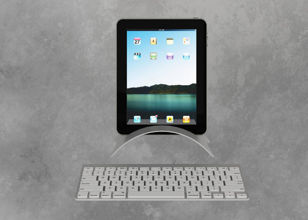 Black tablet prop with platinum stand and keyboard 3 sets per box