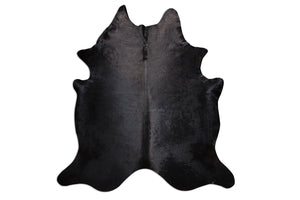 Black Beauty Natural Cowhide Floor Covering