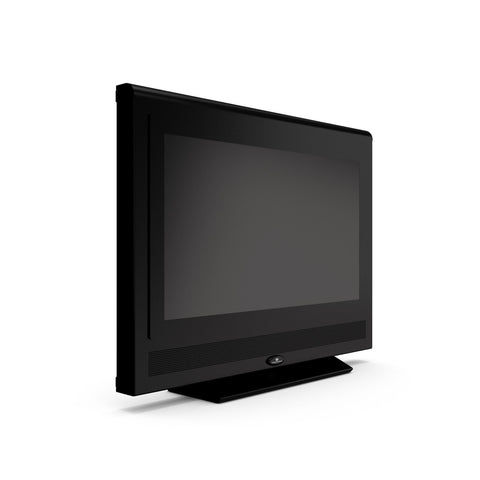 Turbo Elite 32 inch LCD TV prop with rounded top in high gloss black